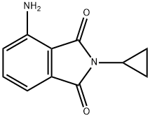 4-amino-2-cyclopropyl-2,3-dihydro-1H-isoindole-1,3-dione 구조식 이미지