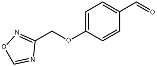 4-(1,2,4-oxadiazol-3-ylmethoxy)benzaldehyde 구조식 이미지