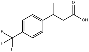 3-[4-(trifluoromethyl)phenyl]butanoic acid Structure