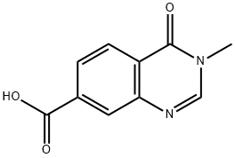 3-메틸-4-옥소-3,4-디하이드로-7-퀴나졸린카르복실산(SALTDATA:무료) 구조식 이미지