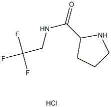 N-(2,2,2-trifluoroethyl)pyrrolidine-2-carboxamide hydrochloride Structure