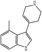 4-methyl-3-(1,2,3,6-tetrahydropyridin-4-yl)-1H-indole Structure