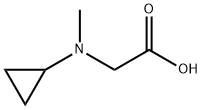 2-[(cyclopropylmethyl)amino]acetic acid 구조식 이미지