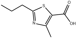 4-methyl-2-propyl-1,3-thiazole-5-carboxylic acid 구조식 이미지
