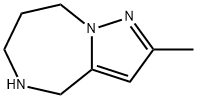 2-methyl-5,6,7,8-tetrahydro-4H-pyrazolo[1,5-a][1,4]diazepine(SALTDATA: 2HCl) 구조식 이미지