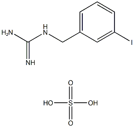 3-Iodobenzyl-guanidine hemisulfate 구조식 이미지