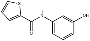 N-(3-hydroxyphenyl)thiophene-2-carboxamide Structure