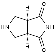 (3aR*,6aS*)-tetrahydropyrrolo[3,4-c]pyrrole-1,3(2H,3aH)-dione(SALTDATA: HCl 0.5H2O) 구조식 이미지