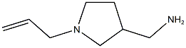 1-(1-allylpyrrolidin-3-yl)methanamine(SALTDATA: 1.2HCl 0.95H2O) 구조식 이미지