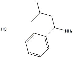 3-METHYL-1-PHENYLBUTAN-1-AMINE HYDROCHLORIDE 구조식 이미지