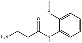 N~1~-(2-methoxyphenyl)-beta-alaninamide(SALTDATA: HCl) Structure