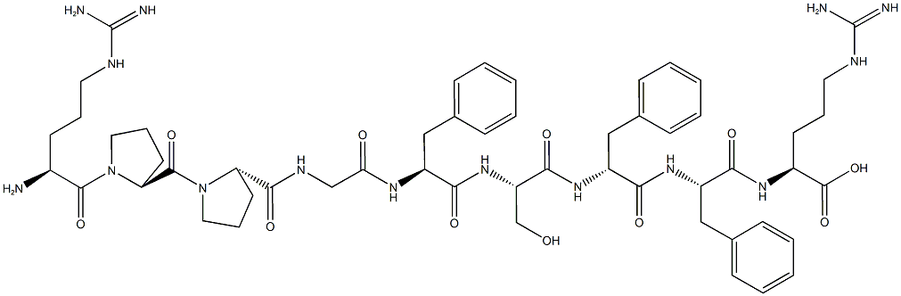 (D-PHE7)-BRADYKININ ACETATE Structure