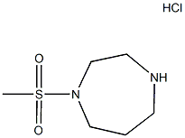 1-(METHYLSULFONYL)-1,4-DIAZEPANE HYDROCHLORIDE Structure