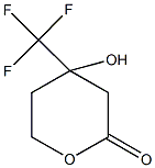 4-HYDROXY-4-(TRIFLUOROMETHYL)TETRAHYDRO-2H-PYRAN-2-ONE 구조식 이미지