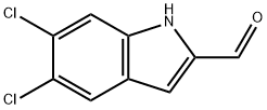 5,6-DICHLORO-1H-INDOLE-2-CARBALDEHYDE 구조식 이미지