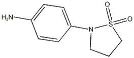 4-(1,1-DIOXIDOISOTHIAZOLIDIN-2-YL)ANILINE Structure