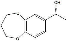 (1R)-1-(3,4-DIHYDRO-2H-1,5-BENZODIOXEPIN-7-YL)ETHANOL Structure