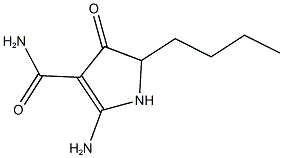 2-AMINO-5-BUTYL-4-OXO-4,5-DIHYDRO-1H-PYRROLE-3-CARBOXAMIDE Structure