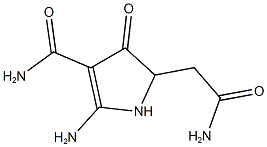 2-AMINO-5-(2-AMINO-2-OXOETHYL)-4-OXO-4,5-DIHYDRO-1H-PYRROLE-3-CARBOXAMIDE 구조식 이미지