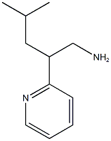 4-METHYL-2-PYRIDIN-2-YLPENTAN-1-AMINE Structure