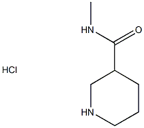 N-METHYLPIPERIDINE-3-CARBOXAMIDE HYDROCHLORIDE Structure