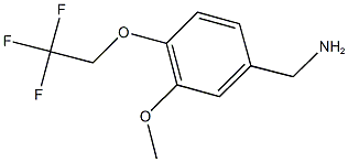 1-[3-methoxy-4-(2,2,2-trifluoroethoxy)phenyl]methanamine 구조식 이미지