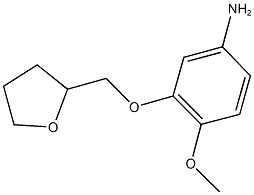 4-methoxy-3-(tetrahydrofuran-2-ylmethoxy)aniline 구조식 이미지