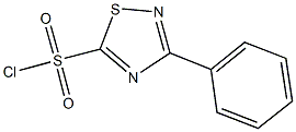 3-phenyl-1,2,4-thiadiazole-5-sulfonyl chloride 구조식 이미지