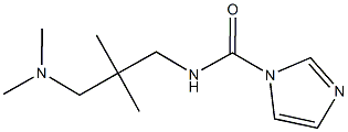 N-[3-(dimethylamino)-2,2-dimethylpropyl]-1H-imidazole-1-carboxamide 구조식 이미지