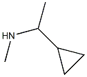 N-(1-cyclopropylethyl)-N-methylamine 구조식 이미지