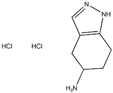 4,5,6,7-tetrahydro-1H-indazol-5-amine dihydrochloride 구조식 이미지