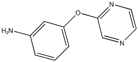 3-(pyrazin-2-yloxy)aniline 구조식 이미지