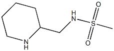 N-(piperidin-2-ylmethyl)methanesulfonamide Structure