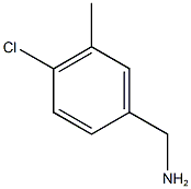 (4-chloro-3-methylphenyl)methanamine Structure