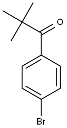 1-(4-bromophenyl)-2,2-dimethylpropan-1-one 구조식 이미지