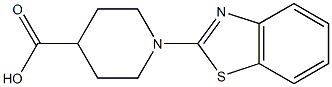 1-(1,3-benzothiazol-2-yl)piperidine-4-carboxylic acid 구조식 이미지