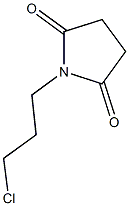 1-(3-chloropropyl)pyrrolidine-2,5-dione 구조식 이미지
