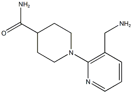 1-[3-(aminomethyl)pyridin-2-yl]piperidine-4-carboxamide Structure