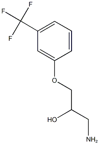 1-amino-3-[3-(trifluoromethyl)phenoxy]propan-2-ol Structure