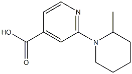 2-(2-methylpiperidin-1-yl)pyridine-4-carboxylic acid Structure