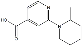 2-(2-methylpiperidin-1-yl)pyridine-4-carboxylic acid 구조식 이미지