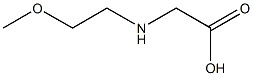 2-[(2-methoxyethyl)amino]acetic acid Structure