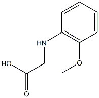 2-[(2-methoxyphenyl)amino]acetic acid 구조식 이미지