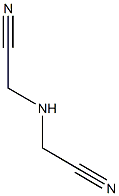 2-[(cyanomethyl)amino]acetonitrile Structure