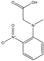 2-[methyl(2-nitrophenyl)amino]acetic acid 구조식 이미지