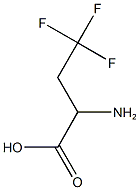 2-amino-4,4,4-trifluorobutanoic acid 구조식 이미지