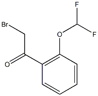 2-bromo-1-[2-(difluoromethoxy)phenyl]ethan-1-one 구조식 이미지