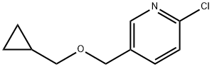 2-chloro-5-[(cyclopropylmethoxy)methyl]pyridine Structure