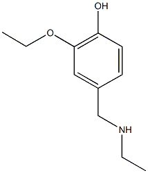 2-ethoxy-4-[(ethylamino)methyl]phenol 구조식 이미지