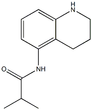 2-methyl-N-(1,2,3,4-tetrahydroquinolin-5-yl)propanamide 구조식 이미지